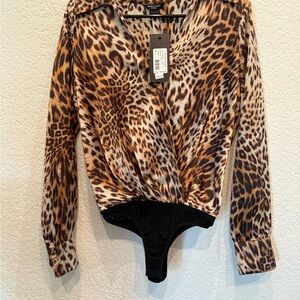 Guess by Marciano “Spellbound” Leopard Print bodysuit